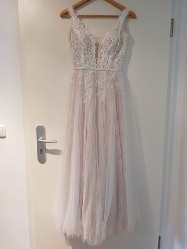 Brautkleid glitzer - gr., 34,