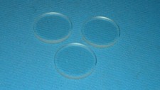3 x Hartglasscheibe rund, ca. 73,5 x 8 mm, Kowalski 12 Volt Lampen, §80a