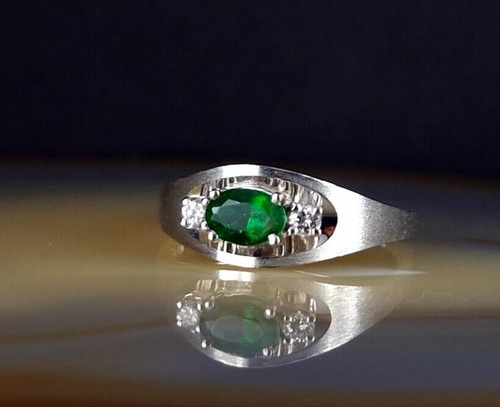 Ring 750 gold - 750, smaragd