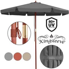 Sonnenschirm Gartenschirm Marktschirm 330cm UV Schutz 80+ Balkon Garten Terrasse