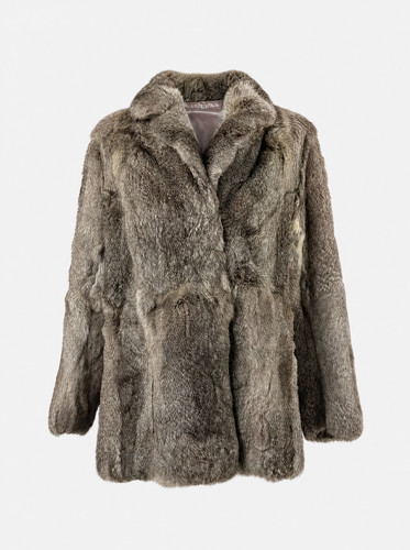 Kaninchenfell jacke echtpelz - jacke,