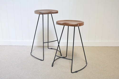 Barhocker mit metallbein und - barhocker,