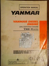 518-11 Yanmar TNE -E 3TNE 4TNE Bedienungsanleitung Wartung service manual