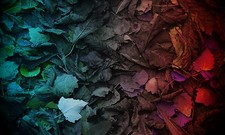 POSTER XXL POP ART BLÄTTER