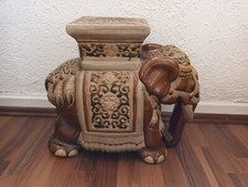 ELEFANTENHOCKER PFLANZENHOCKER BlUMENHOCKER ELEFANT DEKO