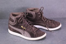 Puma Vikky Mid Twill Damen Sportschuhe Sneaker Gr. 38 braun Leder Suede SB2556