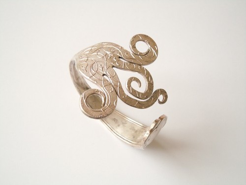 Besteckschmuck gabel armreif - besteckschmuck,