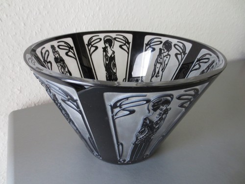 Vase schale ajka überfang - vase,