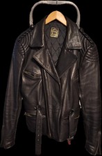 Coole Motorradjacke Lederjacke Modeka Herren Gr. 62 schwarz