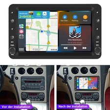 Autoradio Für Alfa Romeo 159 Sportwagen Brera Spider Android 15 Carplay GPS 64GB