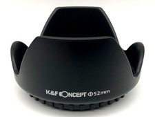 K&F Concept 52mm Gegenlichtblende Schraubgewinde Tulpenförmig Sonnenblende
