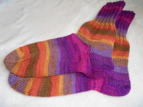 Wollsocken handgestrickt