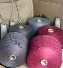 Merino Seide Garn auf Kone