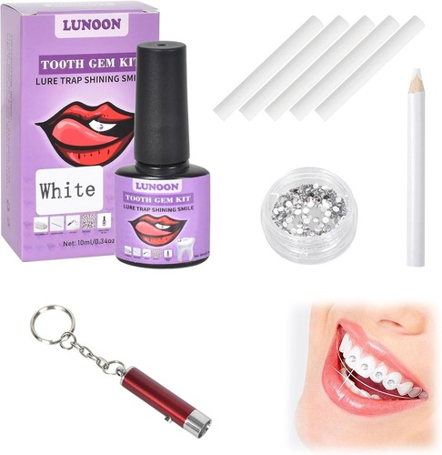 Zahnschmuck set diy zahn - set,