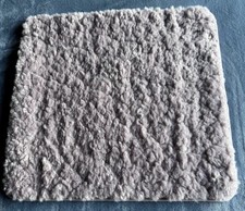 Edelzeit Felloptik-WC-Vorlage in Lammfell-Optik  55 x 50 cm ,Flieder