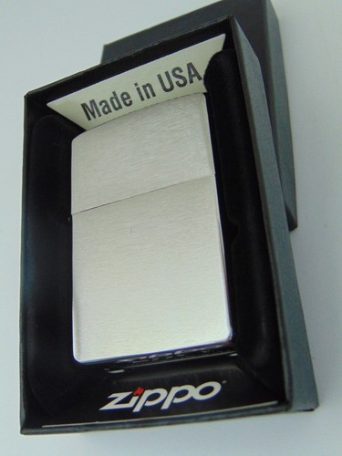 Zippo chrom gebürstet das - chrom,