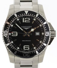 Longines Hydro Conquest Herrenuhr Quarz Ref. L3.840.4 Edelstahl Fullset Ø44mm