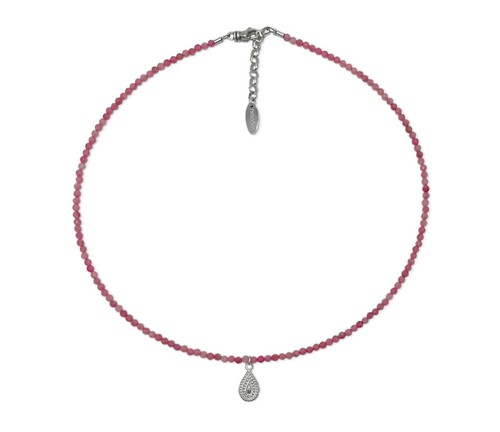 925 silber turmalin collier - silber,
