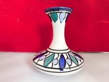 Tunesischer Keramik-Kerzenhalter – Handbemalt, Vintage, guter Zustand
