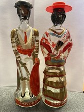 2 Glas Flasche SANGRIA bemalt