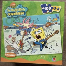 Spongebob Schwammkopf Puzzle 100 Teile 41,9 x 28,5 cm Lizenz-Rarität Nickelodeon