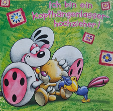 Diddl Quadrat Postkarte - Nr. 11 - Depesche - Sonderkarte - Freunde - Spruch