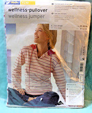 Wellness Pullover, Geringelt