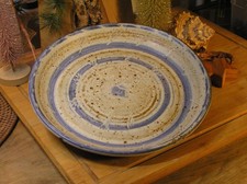 alte Schale Künstler Studio Keramik Handarbeit Ritzmarke Vintage 80er neuw.