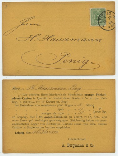 73862 postkarte leipzig - -,