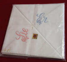 Omas Aussteuer Kissenbezüge Bettwäsche (100) Stickerei Er / Sie