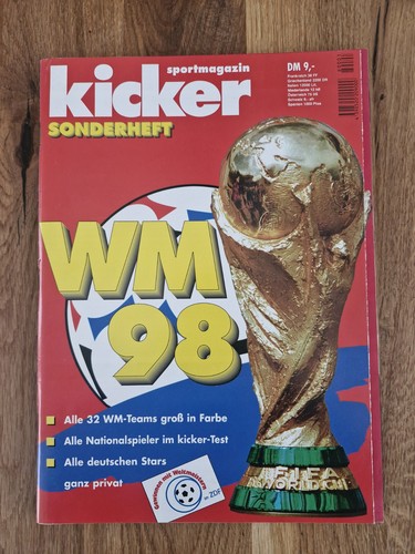Kicker sonderheft mit - kicker, wm