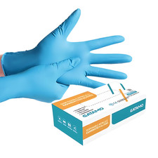 Einweg Handschuhe Nitril  Blau