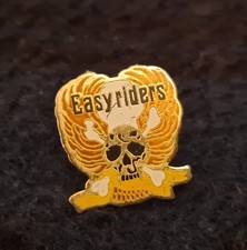 Easy Riders Totenkopf Biker Skull Pin Anstecker Emblem Abzeichen 3,5gr. 2,2x1,8c