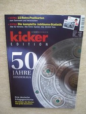 Kicker Edition 50 Jahre Bundesliga Topzustand