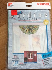 Gardine Muschelbogen mit Kräuselband Breite: ca. 80 bis 90 cm Höhe: 40 cm