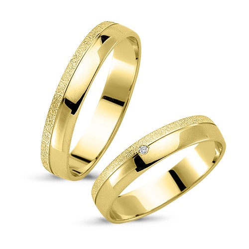 Paar trauringe 750 gold - paar,