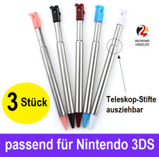 Teleskopstifte ausziehbar für Nintendo 3DS Touch Pen Eingabestifte Ersatzstifte✅