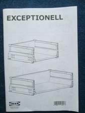 Ikea System Exceptionell  20795   AA-2185438-3 Aufbauanleitung für Küchenschrank