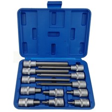 Innensechskant Steckschlüssel Satz kurz + lang H4 - H12 Nuss 1/2" für Inbus 