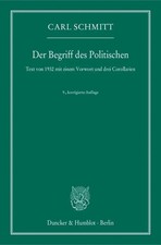 Der Begriff des Politischen. |