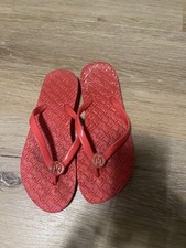 Tommy Hilfiger Flip Flops Zehentrenner Gr.(US 6) D-36,5-37 .Metal TH Logo. NEU!