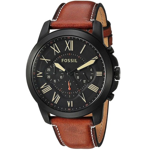 Fossil grant chronograph - grant, black