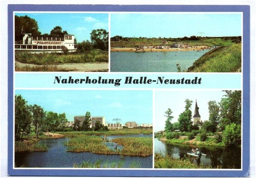 Halle neustadt angersdorfer - ak,