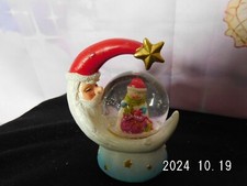 Schneekugel/Schneemann/Halbmondsockel/neu/klein