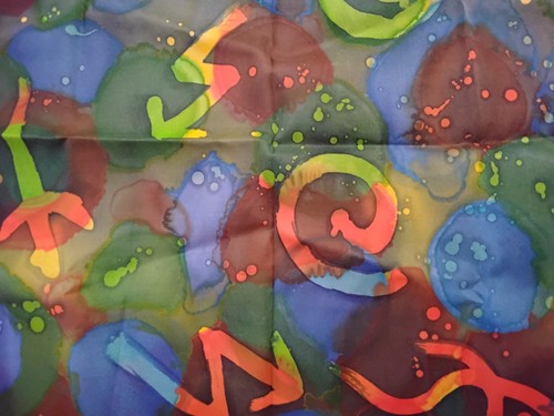 Seide tuch 90x90cm - 90x90cm, kopftuch