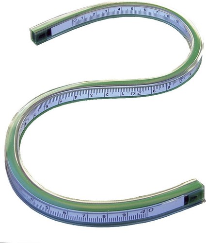 Kurvenlineal 40cm biegsam