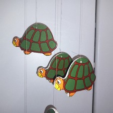 Schildi- Mobile / Windspiel  Schildkröten  aus Keramik