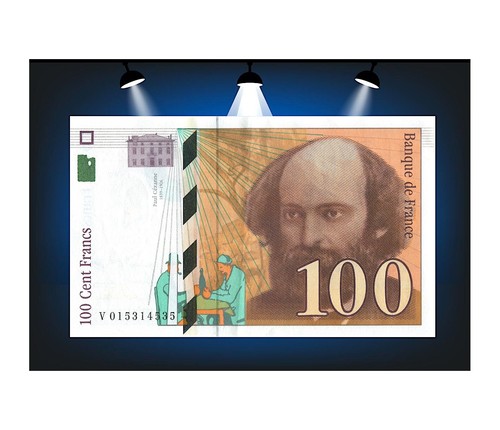 100 francs paul cezanne 1997 - francs,