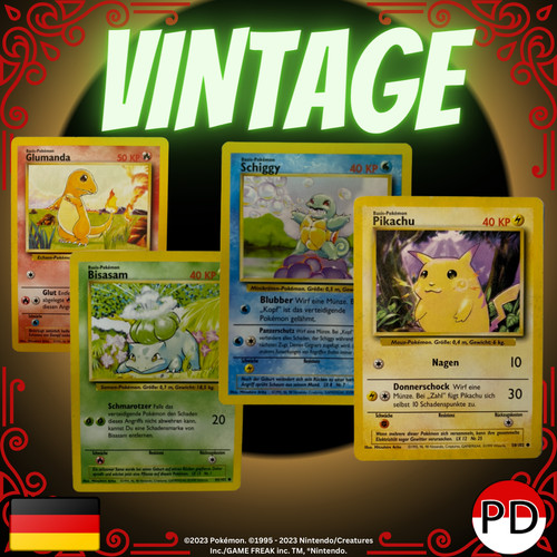 Pokemon vintage karten - pokemon,