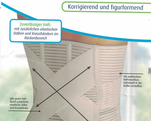 Bauch rücken stützgürtel - -,
